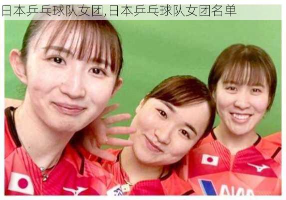 日本乒乓球队女团,日本乒乓球队女团名单