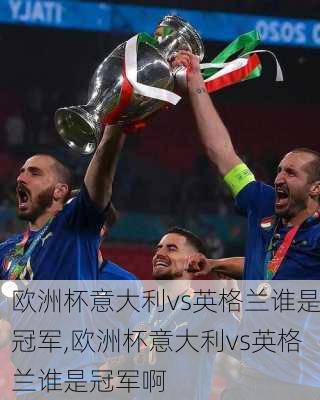 欧洲杯意大利vs英格兰谁是冠军,欧洲杯意大利vs英格兰谁是冠军啊